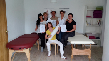 Foto der Absolventen der Massagetherapeut Ausbildung